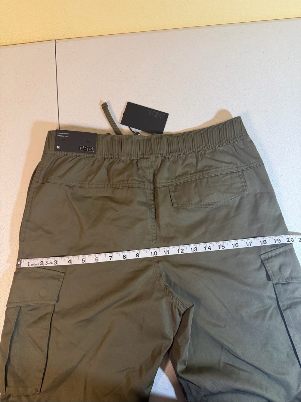 CSG Everett Cargo Pants Olive Green Medium NWT Utility Jogger Tactical Medium - Picture 4 of 12